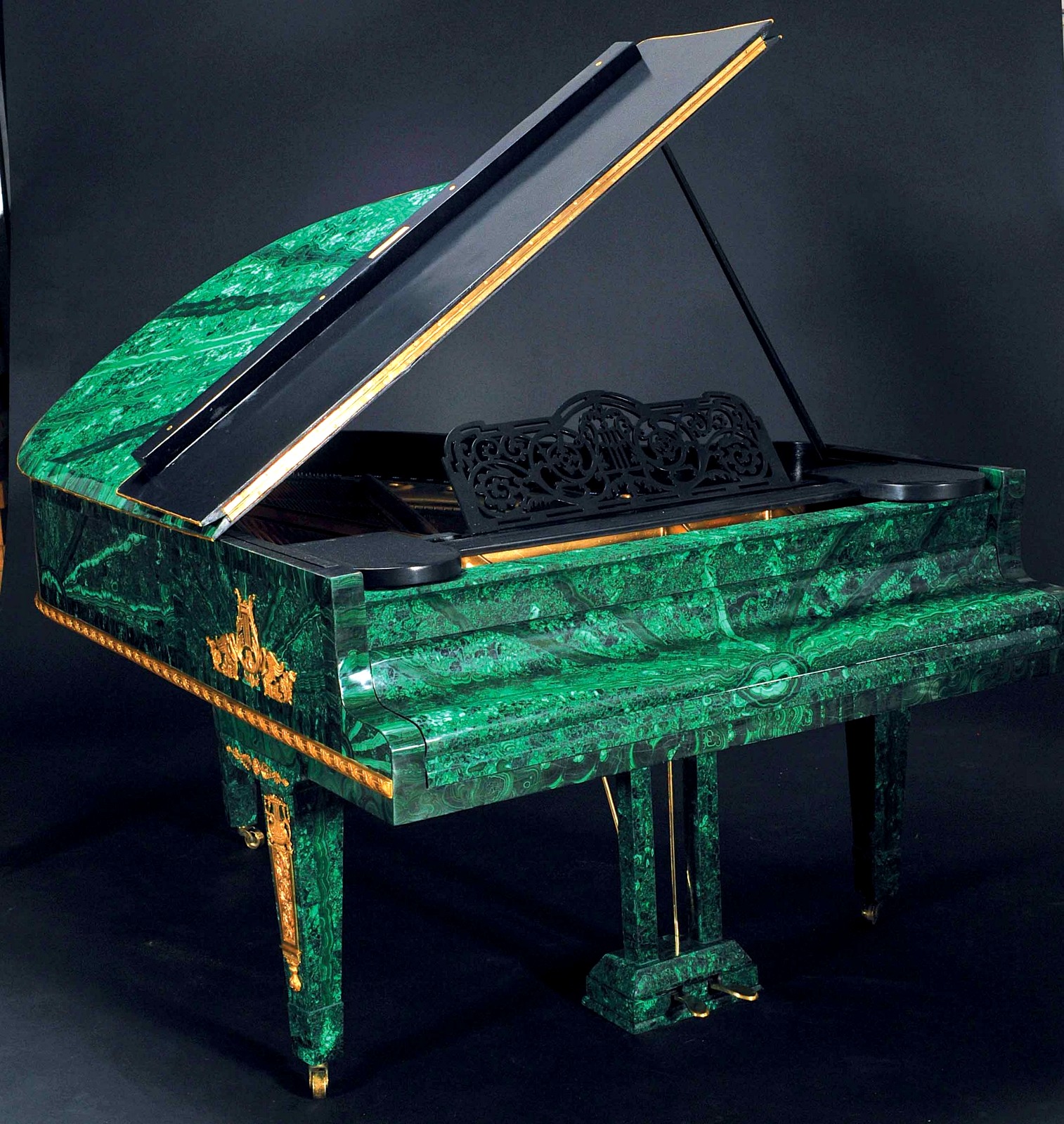 Malachite grand piano
